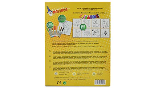 MALINOS 300015, Malzauber, Bundle Babyzauber Stifte + Malbuch, abwaschbar und wiederverwenbar, Bunt & 300011… – Bild 5