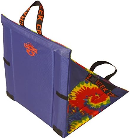 Crazy Creek Original Chair - The Original Lightweight Padded Folding Chair - Royal Blue/Tie-Dye
