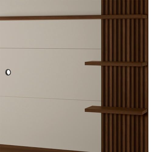 Painel Home para Tv de até 65 Polegadas Araruna Linea Brasil Freijó/off White