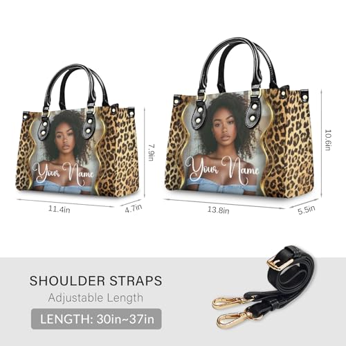 Bolso personalizado para mujer tote de cuero PU miniatura 5