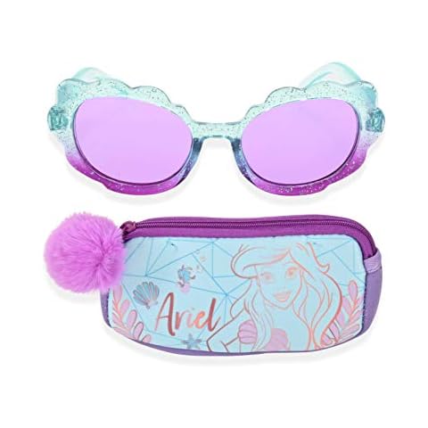 Pan Oceanic Disney Princess Girls Sunglasses with Matching Glasses Case for Kids Cover