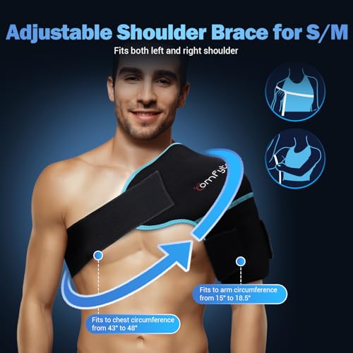 Image of Comfytemp Shoulder Ice Pack Wrap, Shoulder Brace for Shoulders Pain Relief