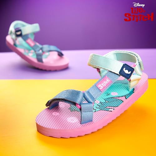 Disney Stitch Girls Sandals, Summer Shoes with Adjustable Straps - Stitch Gifts2