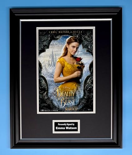Emma Watson Signed Photo In Luxury Handmade Wooden Frame & AFTAL Member Certificate Of Authenticity Poster Movie Film TV Memorabilia Autograph Auto