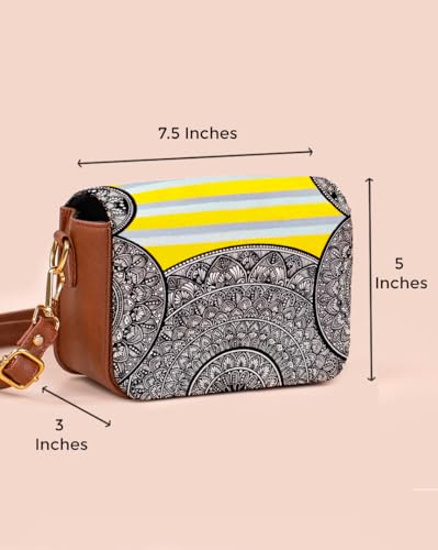 Image of Kalankit Rakhi Gift Hamper For Sister | Rakhi Gift For Girls, Sling Bag For Women, Travel Crossbody Bags, Stylish Cross Sling Bags for Woman | Rakhi Gifts For Sister, Gifts for Rakshabandhan