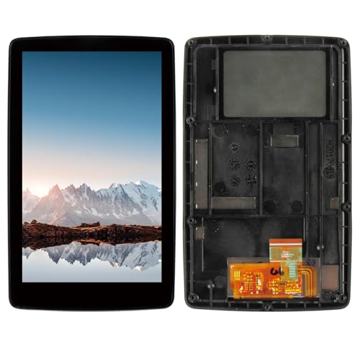 Display für BMW Motorrad Navigator VI 6 LCD Bildschirm für BMW Motorrad Navigator VI 6 Motorrad LCD Ersatz Bildschirm Touchscreen Digitazer Assembly, Schwarz mit Rahmen (Version B)