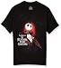 The Nightmare Before Christmas Men's Dark Love T-Shirt, Black, Small