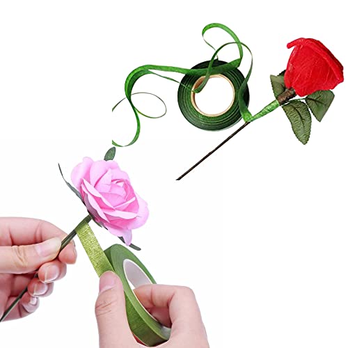 Ruban adhésif pour fleurs de 12mm pour assembler des tiges sans laisser de traces