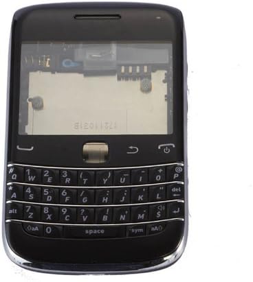 For BlackBerry 9790 - EOM Black Full Housing Cover Case + Keyboard + Back Door + Bezel