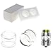 Produktbild Ersatzglas 2x Stück kompatibel mit Geekvape BLITZEN 5ml (Bulb) Tank Glas Pyrex Glass Tube Glastank