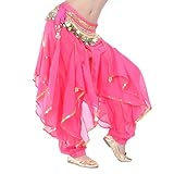 BellyLady Belly Dance Harem Pants Tribal Baggy Arabic Halloween Pants ROSERED
