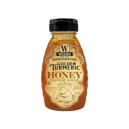 Miel Crua con Cúrcuma Weeks Honey Farm 8oz miniatura 2
