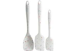 Trudeau Confetti Silicone 3-Pack Spatulas: A Symphony of Colors for Your Culinary Creations