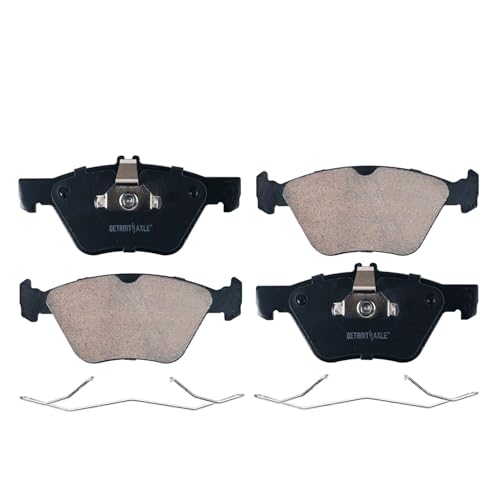 Image of Detroit Axle - Front Brake Pads for Chrysler Crossfire Mercedes-Benz E320