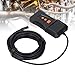 Industrial Endoscope Inspection Camera with Light, HD Borescope with 2in Screen, 5m Flexible Cable 8mm Lens, IP67 Sewer Camera for Car Home Maintenance