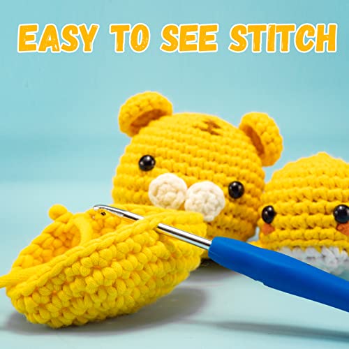 6X60G Yarn For Crocheting And Knitting; 6X66M Cotton Yarn For Crocheting And Knitting With Easy-To-See Stitches; Worsted-Weight Medium #4;Cotton-Nylon Blend Yarn For Beginners Crochet Kit Making #TOP5