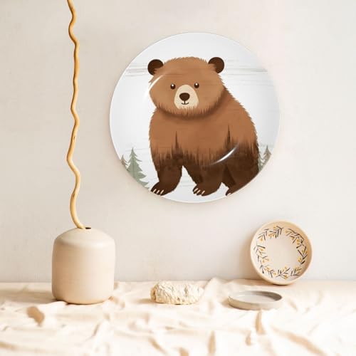 Assiette faite à la main en porcelaine Bear2, l'objet décoratif idéal à offrir