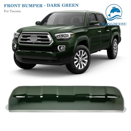 Image of Front Bumper Lower Valance Panel Skid Plate Black Compatible with 2016-2023 Toyota Tacoma - Replaces Part 53911-04210 TO1095205 (Green)