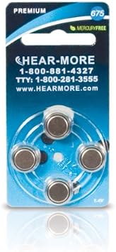 Hearing Aid Batteries- Size 675-4-pk