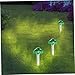 KESYOO Solar Mushroom Lamp for Outdoor Solar Garden Lights No Tools Needed Easy to Use Random Color