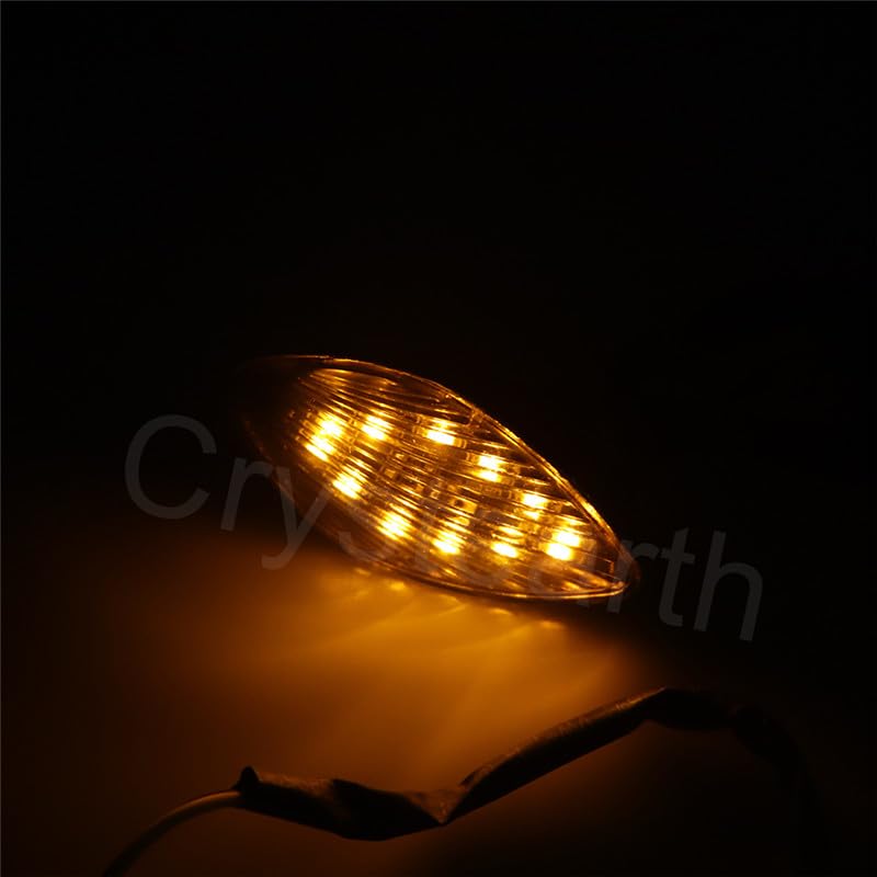 Clignotant pour moto LED orange compatible CBR600RR 2004 2005 2006