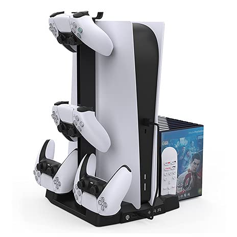 TwiHill A Base De Resfriamento Do Lutador é Adequada Para PS5, Radiador Com Rack De Armazenamento De