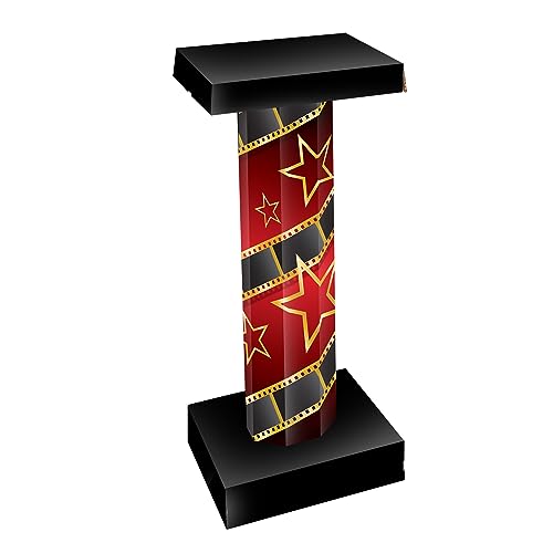 Beistle Red Carpet 3D Short Column Props - 33.75" - Set of 2