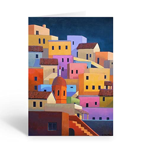 Image of Stonehouse Collection | Variety of 10 Mexico Note Cards | Mexico | USA Made | Set of 10 Blank Note Cards (Assorted)