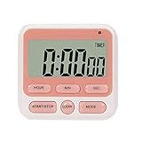El reloj despertador temporizador de cocina se puede programar hasta 23 horas 59 minutos 59 segundos, por lo que es adecuado para una variedad de usos como cocina, ejercicio, juego, cualquier actividad y reuniones.