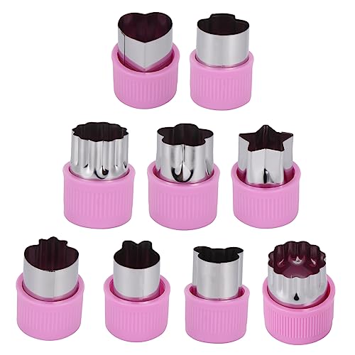 SOLUSTRE Unicorn Vegetable Fruit Cutter Set 9pc Butterfly Flower Mold Easy to Use for Baking Cooking