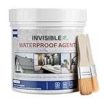 SCNK 500g Transparent Waterproof Coating, Water Based Clear Liquid Water Proof Sealant Repair Leaks, Invisible Waterproof Agent for Indoor and Outdoor Use
