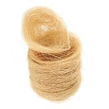 Nido de periquito: el nido de pájaro decorativo puede colocar artículos de tamaño pequeño con peso ligero, como dulces, huevos, etc., decoración de jaula de pájaros