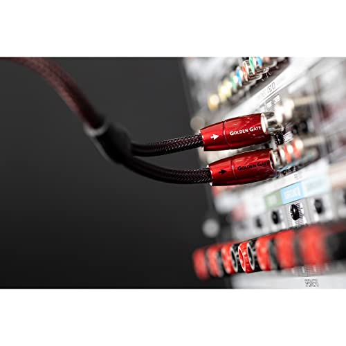 Audioquest Golden Gate Phono Pair 3.0M, Black-red, 3 Meters - Image 3