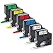 UniPlus 6x Cinta de Etiquetas Compatible para Dymo D1 12mm 45013 45010 45016 45017 45018 45019 Autoadhesivas Etiquetas para Dymo LabelManager 160 280 420P 400 Pnp 360D LabelWriter 450 Duo, 12mm x 7m