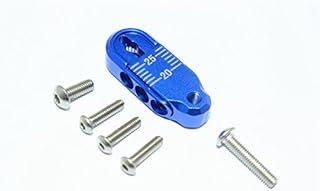 GPM For Traxxas TRX-4 Trail Defender Crawler Upgrade Parts Aluminum Adjustable Servo Horn (20-25mm) - 1 Set Blue