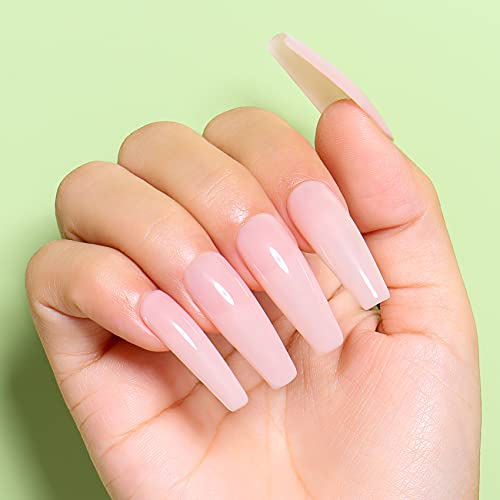 Aimeili Transparent Milky White Nude Gel Nail Polish Soak Off U V Led Hema Free Gel Nail Lacquer Salon Diy Gel Nail Kit Set Of 4Pcs X 10Ml - Kit Set 20 #TOP6