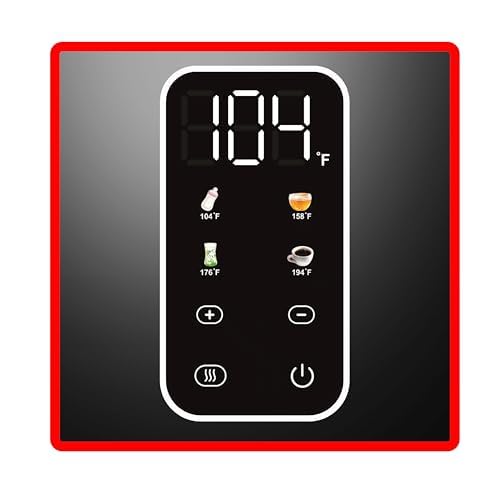 Hervidor Eléctrico Digital EUROSTAR 1.7L Negro miniatura 6