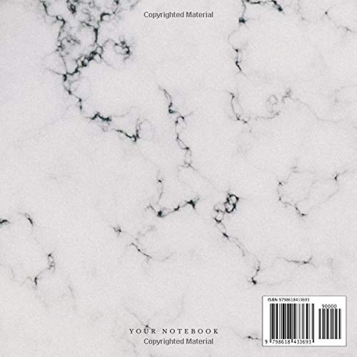 Your Notebook Pineapple: Pineapple Notebook, White Marble Notebook, Fruit Notebook (110 pages, Quad Ruled - Image 2