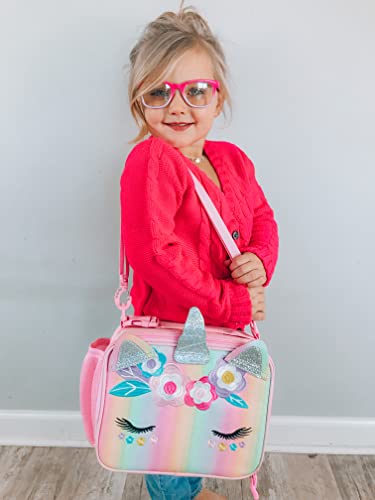 Mibasies Unicorn Lunch Box For Girls With Pencil Case thumb #1
