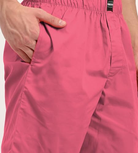 Image of Freecultr Cotton Boxer Shorts for Men Dual Pockets Moisture Wicking Microfibre | Regular Fit | Breathable & Comfortable Half Short Pants Ultrasoft Waistband
