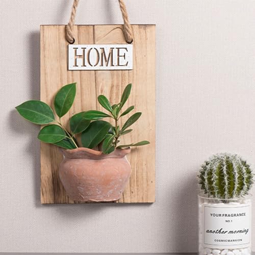Étagère de maison pour optimiser l'espace avec pots de fleurs suspendus - 3