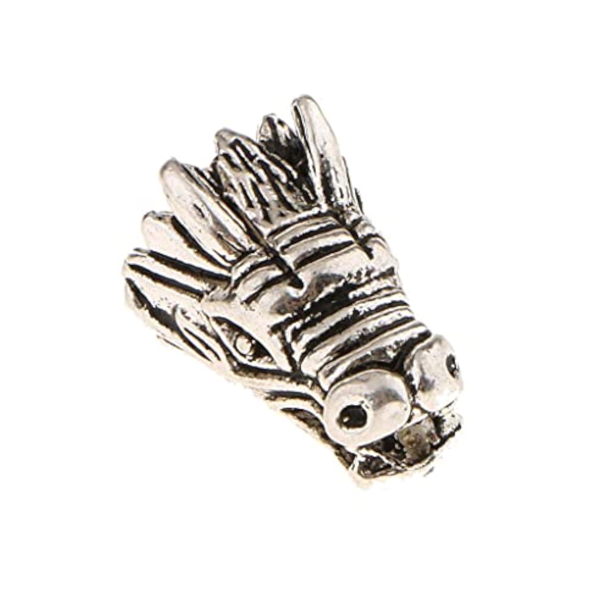 5x5 Tibetan Dragon Head Loose Beads for DIY Jewellery