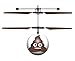 Poop Emoji IR UFO Ball Helicopter IR UFO Ball Helicopter Brown Medium