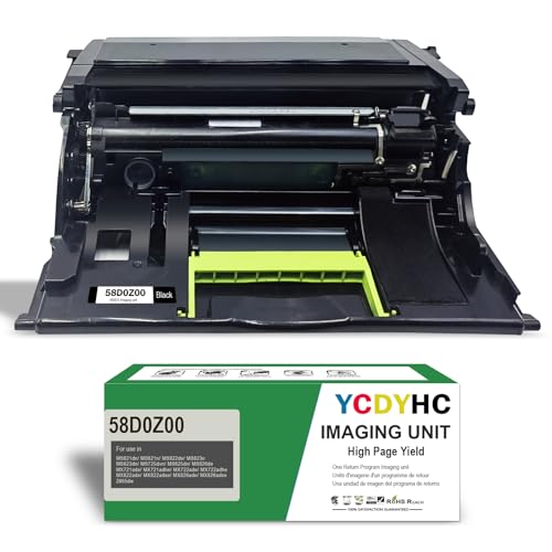 Unité tambour 58D0Z00 compatible résout traces noires sur Lexmark 58D0Z00