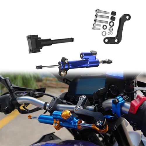 Support d'amortisseur direction moto MT03 alu CNC usiné Turquesa