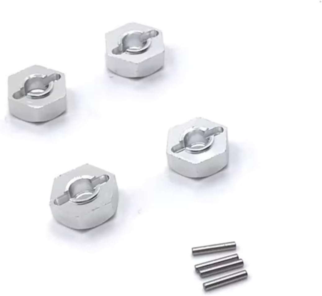 For MN128 MN86 MN86S MN86K MN86KS 1/12 4個 メタル 12mm ホイール 六角ハブ アダプター
