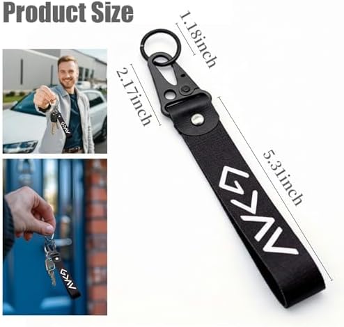 MDXMY Christian Wristlet Keychain with God Is Greater Bible Verse image 4