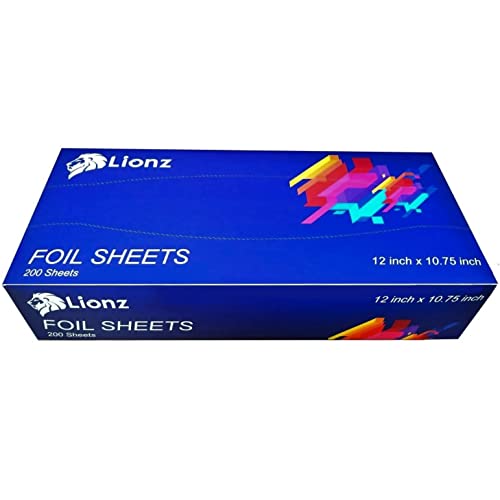 Aluminum Foil Sheets - 200 Pop Up Foil Sheets for Food Measuring 12 X 10.75 Inches- Tinfoil Wraps for Restaurants, Delis, Catering, Food Trucks, Carts, Take Out Or at-Home