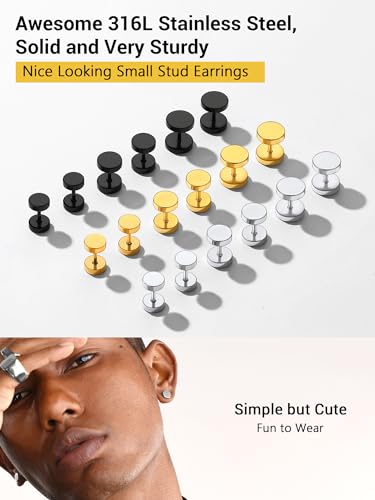 Brincos de argola de aço inoxidável com taxas em estilo punk para homens e mulheres, joia de destaqu