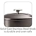 Tramontina Enameled Cast Iron Covered Dutch Oven Combo, 2-Piece (7-Quart & 4-Quart), Gunmetal Gray